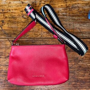 NWOT Marc Jacobs crossbody in red leather, never used